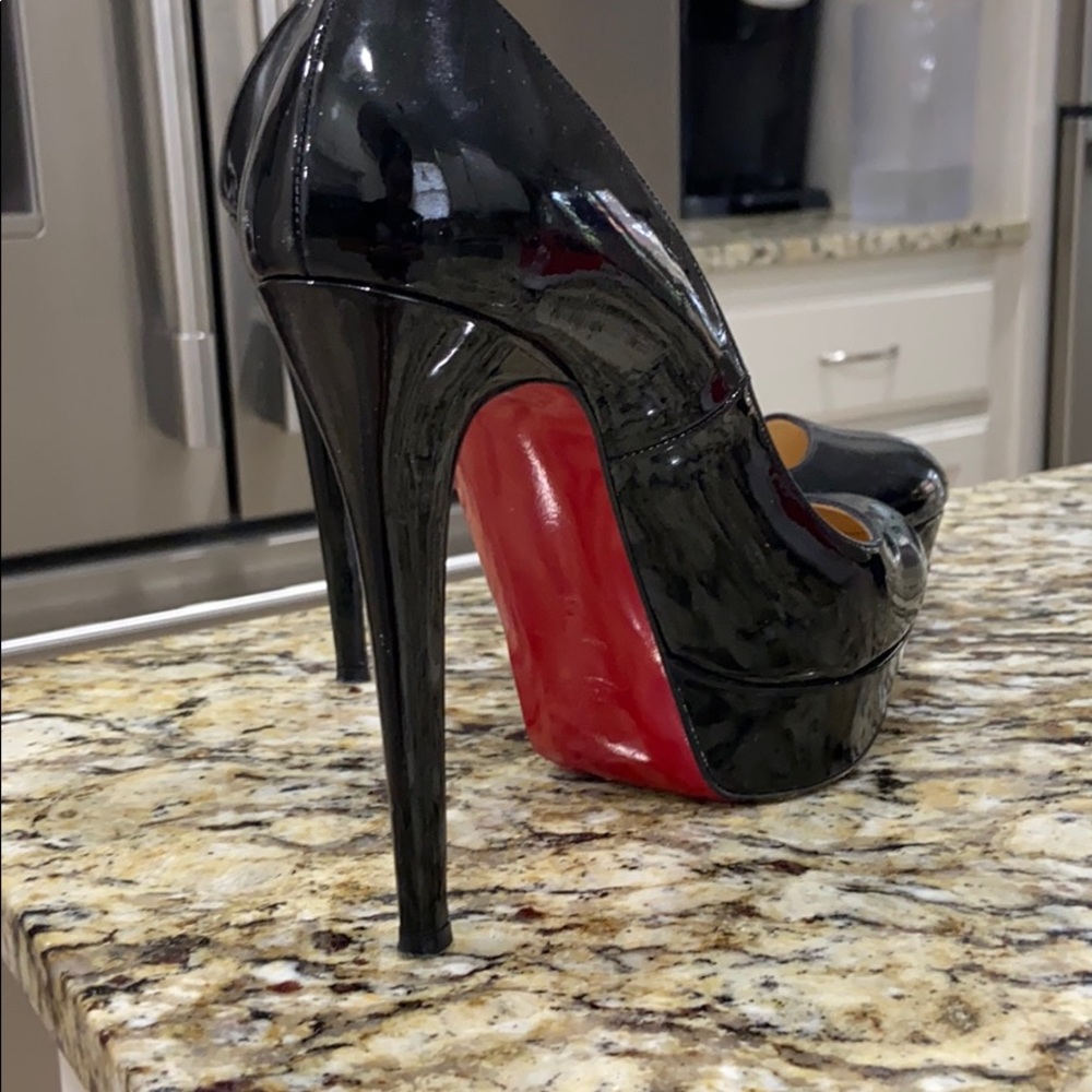 140mm Christian Louboutin Bianca pumps. Size 38.5 - Picture 4 of 4